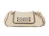 East West Mademoiselle Accordion Flap, &pound;895, Handbags, Cream, Leather, Front view